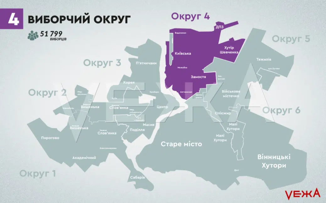 Виборчий округ №4 Вінниця