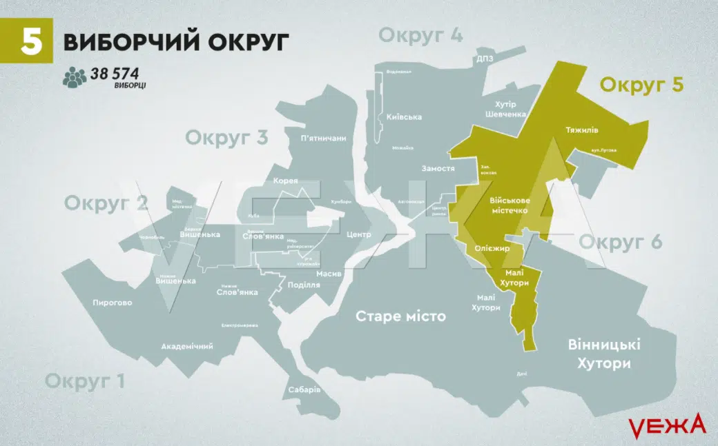 Виборчий округ №5 Вінниця